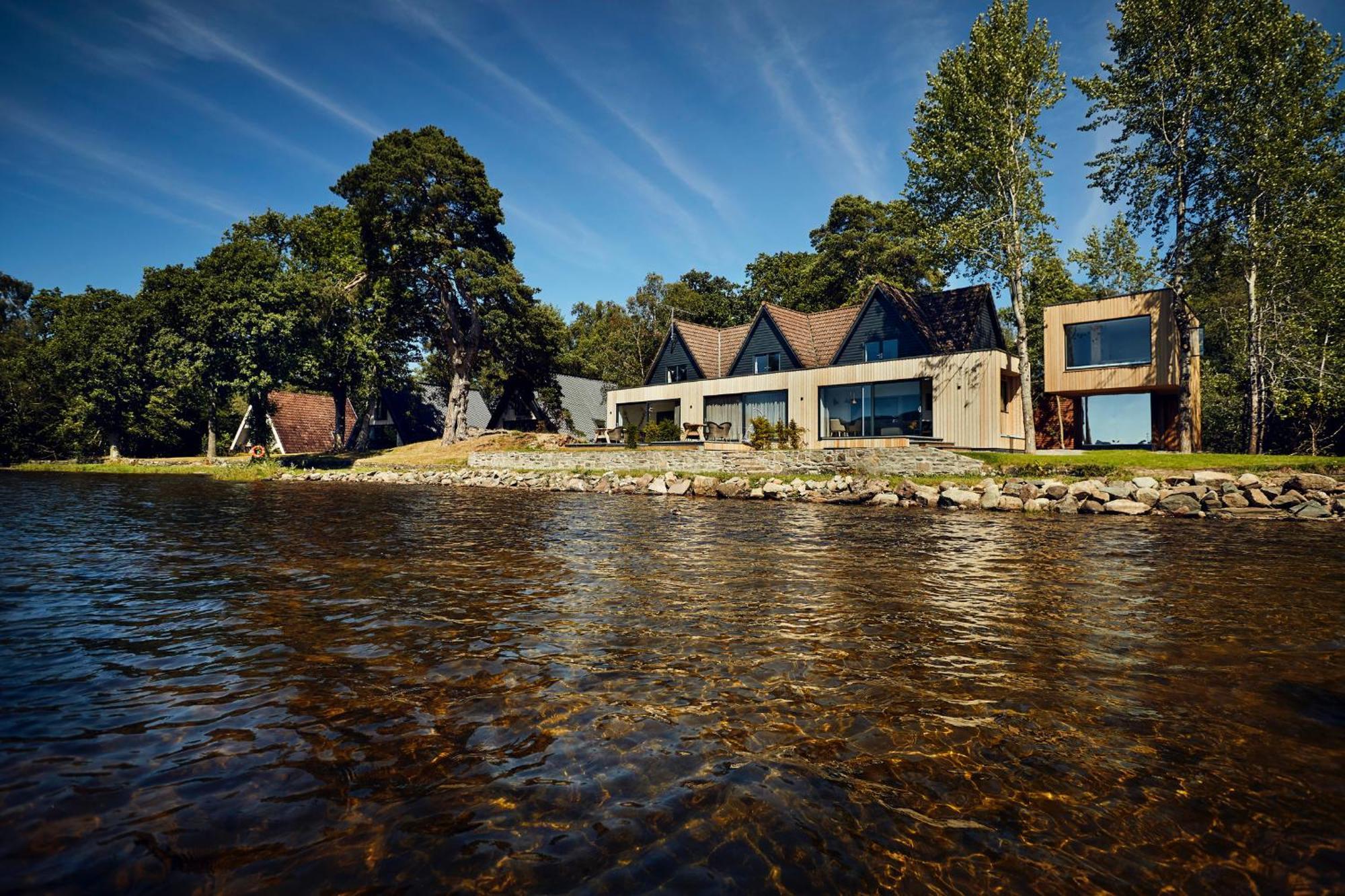 Lochend Chalets Port Of Menteith Bagian luar foto